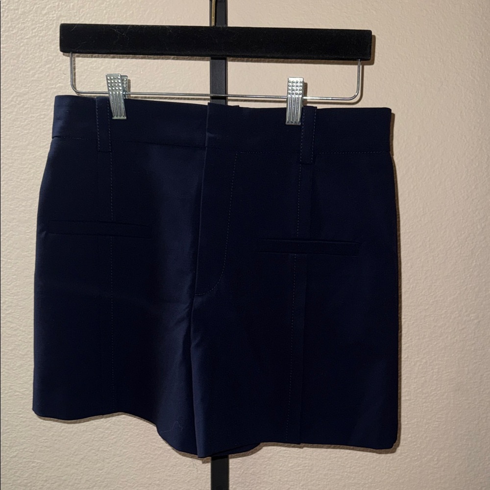 Zara Navy Blue Women's Career Casual Shorts Women’s Size M